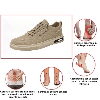 [Timp limitat 50% promoție - se încheie în curând] 🔥 Pantofi de mers cu design ergonomic✅ Suport pentru arc, ameliorează eficient durerea de mers 👞 Faceți mersul mai confortabil