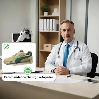 [⏰ Ultima zi cu 70% reducere - Nu o ratați!] 🔥 Pantofi de mers pentru bărbați 👞 Design ergonomic cu suport pentru arcul plantar pentru mers fără durere ✅ Cusuți manual
