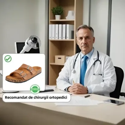 [🎉50% reducere astăzi, nu o ratați] 🐂Papuci din piele de vițel australiană✅Suport arc: mers confortabil și nedureros (cusut manual cu materiale ecologice)