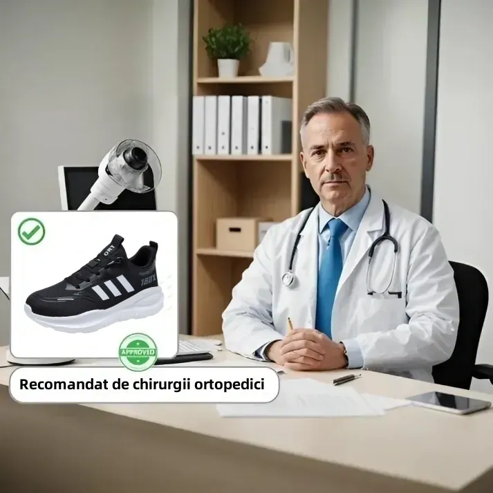 【🔥Astăzi 50% reducere - Nu ratați⏰】Încălțăminte ortopedică de marcă cu design ergonomic✅Confortabilă și respirabilă (Suport pentru arcada plantară: mers fără durere)