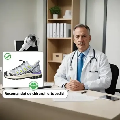 [50% reducere azi - nu ratați] 🔥 Pantofi de mers cu design ergonomic 👞Cusuti manual - impermeabili și anti-alunecare ✅ Suport arc pentru mers confortabil