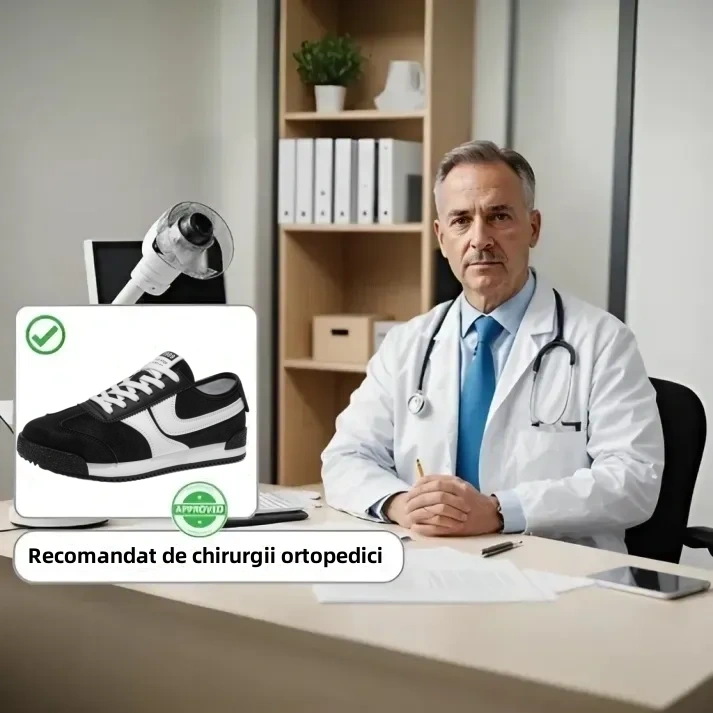 [50% reducere azi - nu ratați] 🔥 Pantofi de mers cu design ergonomic 👞Cusuti manual - impermeabili și anti-alunecare ✅ Suport arc pentru mers confortabil