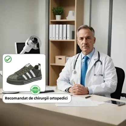 [⏰ Ultima zi cu 70% reducere - Nu o ratați!] 🔥 Pantofi de mers pentru bărbați 👞 Design ergonomic cu suport pentru arcul plantar pentru mers fără durere ✅ Cusuți manual
