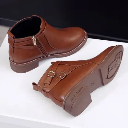 [Oferta de astăzi la jumătate de preț: nu o ratați] Pantofi de damă din piele cu design ergonomic: ameliorează eficient durerile de mers👞Reglați poziția corectă a oaselor umane