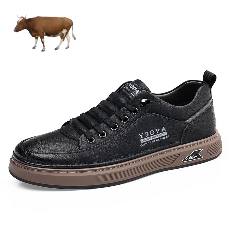 [⏰ Ultima zi pentru a te bucura de o reducere de 70% - nu rata ocazia!] 🐂Pantofi de mers pentru bărbați din piele de vițel australiană 👞 ✅ Ameliorează durerea și mergi confortabil