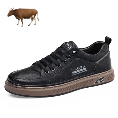 [⏰ Ultima zi pentru a te bucura de o reducere de 70% - nu rata ocazia!] 🐂Pantofi de mers pentru bărbați din piele de vițel australiană 👞 ✅ Ameliorează durerea și mergi confortabil