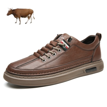 [⏰ Ultima zi pentru a te bucura de o reducere de 70% - nu rata ocazia!] 🐂Pantofi de mers pentru bărbați din piele de vițel australiană 👞 ✅ Ameliorează durerea și mergi confortabil