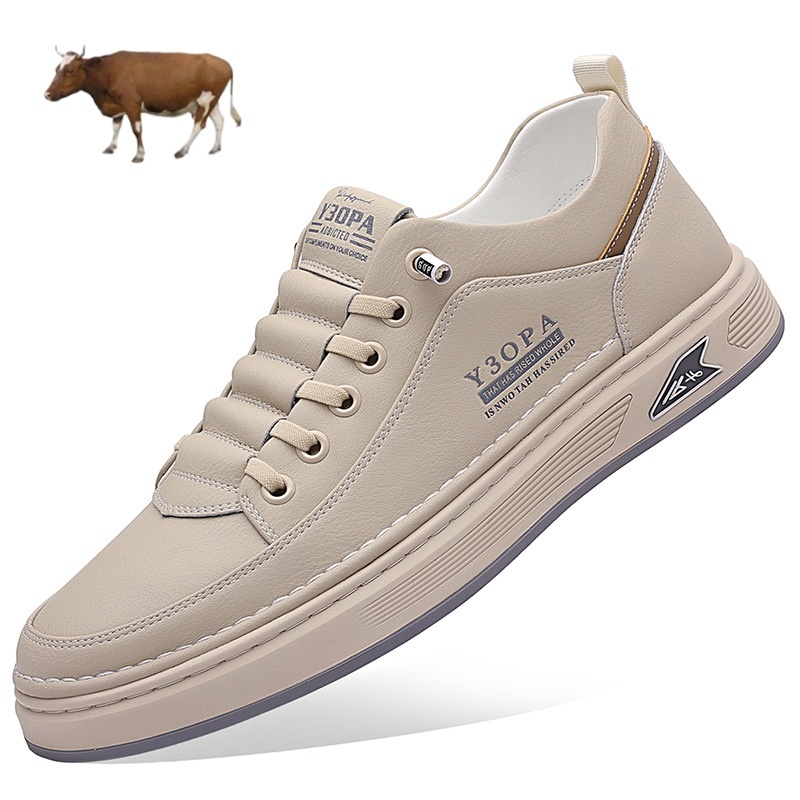 [⏰ Ultima zi pentru a te bucura de o reducere de 70% - nu rata ocazia!] 🐂Pantofi de mers pentru bărbați din piele de vițel australiană 👞 ✅ Ameliorează durerea și mergi confortabil