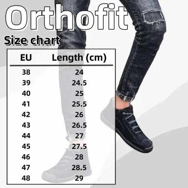 (🎉 50% reducere astăzi - ofertă pe timp limitat, nu o ratați) - Pantofi ortopedici autentici din piele de vițel australiană - Cusați manual pentru o plimbare confortabilă👞