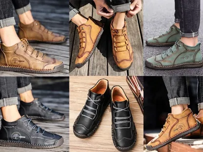(🎉 50% reducere astăzi - ofertă pe timp limitat, nu o ratați) - Pantofi ortopedici autentici din piele de vițel australiană - Cusați manual pentru o plimbare confortabilă👞