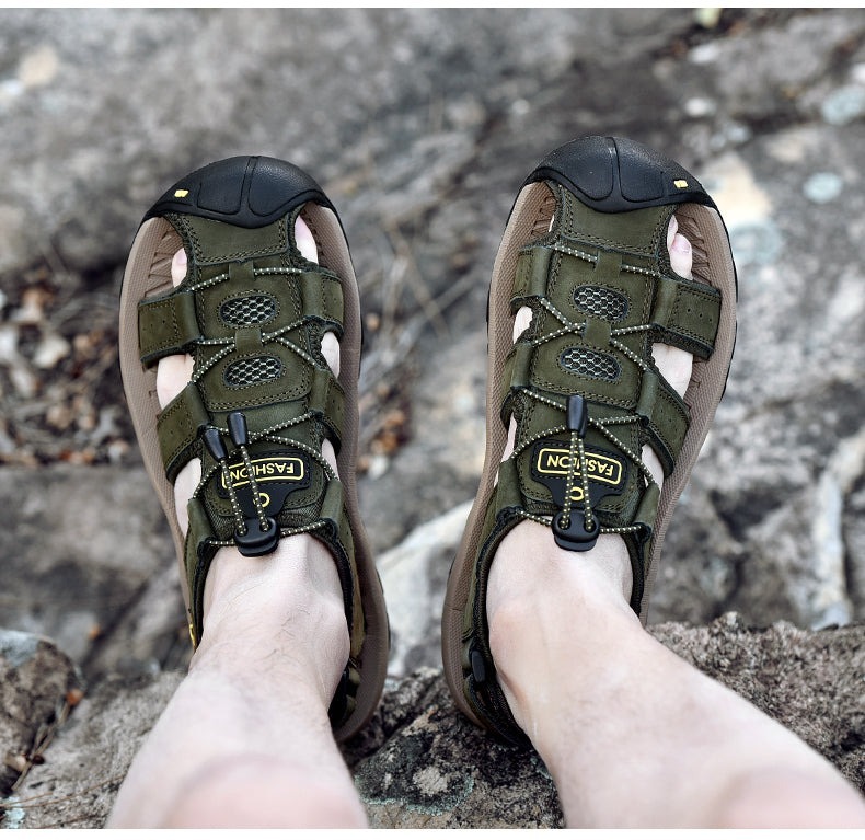 [🎁Jumătate de preț astăzi, nu-l ratați] Sandale ortopedice cu design ergonomic: mers fără durere👞 Faceți mersul mai confortabil (piele de vițel + cusute manual)