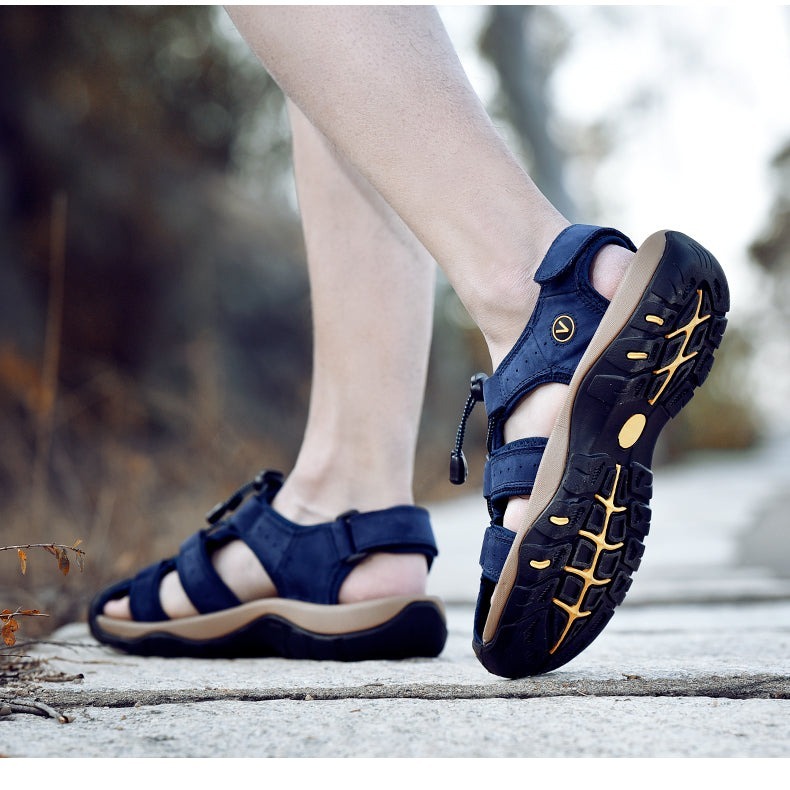 [🎁Jumătate de preț astăzi, nu-l ratați] Sandale ortopedice cu design ergonomic: mers fără durere👞 Faceți mersul mai confortabil (piele de vițel + cusute manual)