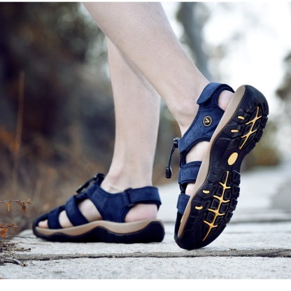 [🎁Jumătate de preț astăzi, nu-l ratați] Sandale ortopedice cu design ergonomic: mers fără durere👞 Faceți mersul mai confortabil (piele de vițel + cusute manual)