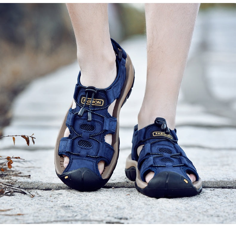 [🎁Jumătate de preț astăzi, nu-l ratați] Sandale ortopedice cu design ergonomic: mers fără durere👞 Faceți mersul mai confortabil (piele de vițel + cusute manual)