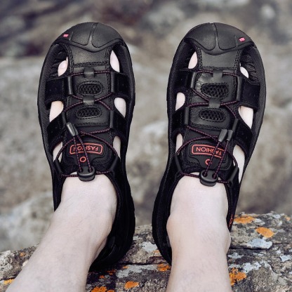 [🎁Jumătate de preț astăzi, nu-l ratați] Sandale ortopedice cu design ergonomic: mers fără durere👞 Faceți mersul mai confortabil (piele de vițel + cusute manual)
