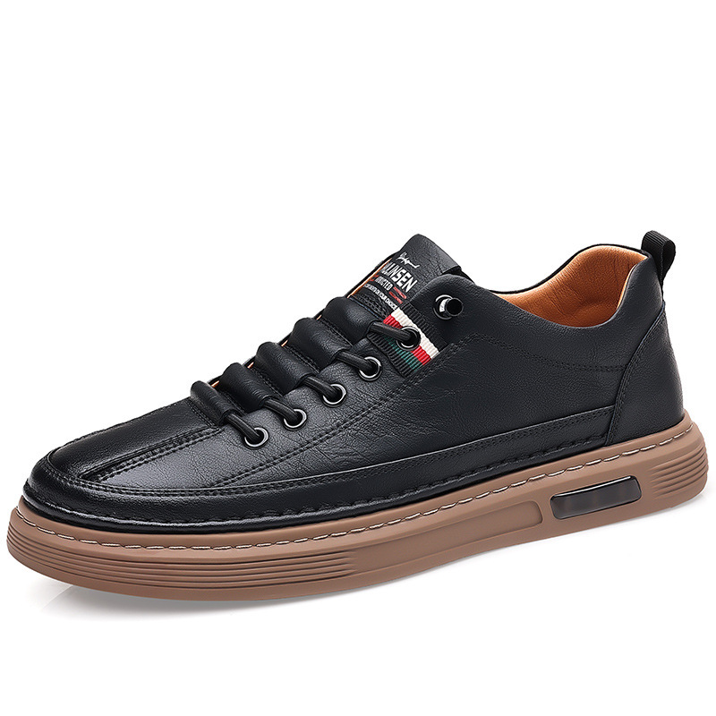 (🎉 Ultima zi cu reducere de 70%, nu o ratați) 🐂 Pantofi ortopedici bărbătești din piele de vițel australiană 👞 Cusuți manual - respirabili, impermeabili ✅ Suport pentru bolta plantară - mers confortabil