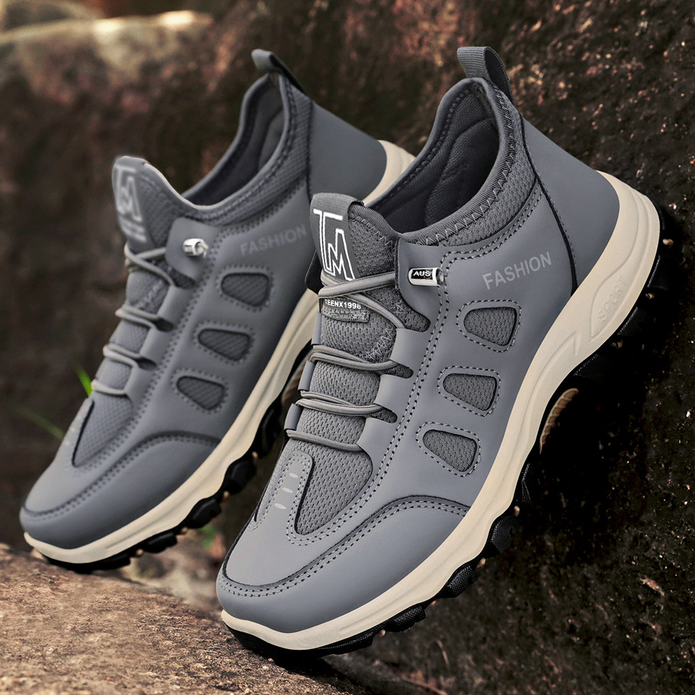[⏰Ultima zi cu 50% reducere - nu rata ocazia!] 🔥 Pantofi de mers din piele de vacă pentru bărbați 👞 Cu suport pentru bolta plantară pentru mers fără durere ✅ Cusuți manual, confortabili și respirabili