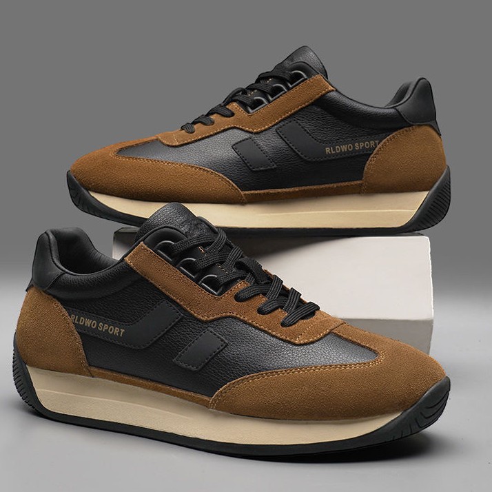 [50% reducere azi - nu ratați] 🔥 Pantofi de mers cu design ergonomic 👞Cusuti manual - impermeabili și anti-alunecare ✅ Suport arc pentru mers confortabil