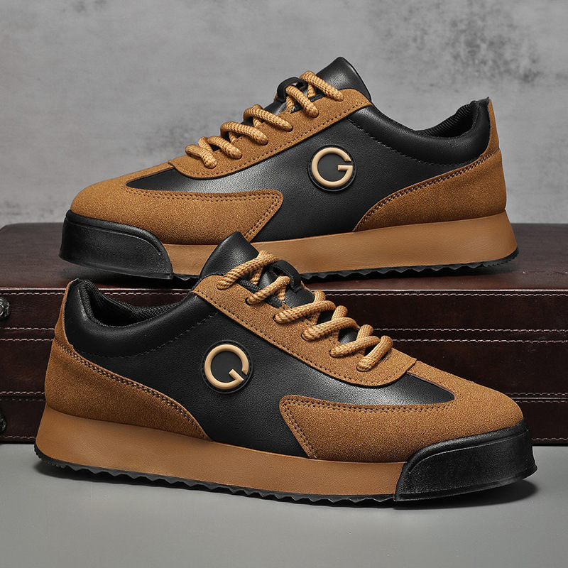 (🎉Reducere de 50% astăzi - nu o ratați) Pantofi casual noi de lux pentru bărbați din piele intoarsa 👞Mergere confortabilă, (✅Eficacitate: ameliorează durerile de picioare)