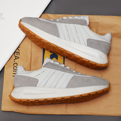 [Reducere 50% astăzi - nu o ratați] 🔥 Pantofi de mers cu design ergonomic 👞 Cusuți manual - impermeabili și antiderapanți ✅ Suport pentru bolta plantară pentru mers confortabil