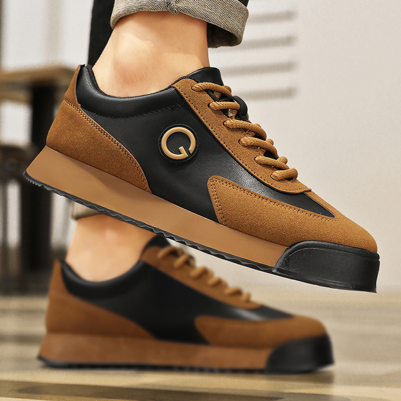 (🎉Reducere de 50% astăzi - nu o ratați) Pantofi casual noi de lux pentru bărbați din piele intoarsa 👞Mergere confortabilă, (✅Eficacitate: ameliorează durerile de picioare)