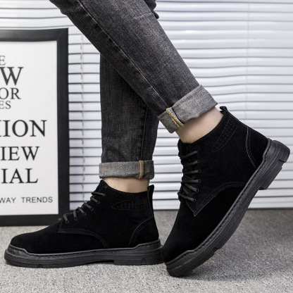 [Jumătate de preț astăzi - nu-l ratați] Cizmele Martin funcționale pentru bărbați adoptă un design ergonomic - ameliorează eficient durerile de mers👞Stil britanic, confortabil de mers