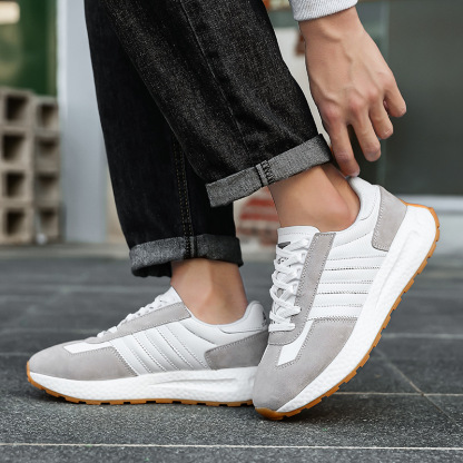 [Reducere 50% astăzi - nu o ratați] 🔥 Pantofi de mers cu design ergonomic 👞 Cusuți manual - impermeabili și antiderapanți ✅ Suport pentru bolta plantară pentru mers confortabil