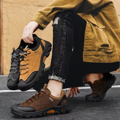 (🎉Reducere de 50% astăzi - ofertă limitată) 2025, pantofi ortopedici ergonomici pentru bărbați, foarte vânduți ✅ Mersul confortabil, ameliorează durerea 👞Asigură-ți siguranța picioarelor