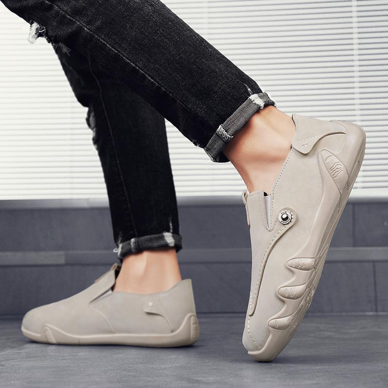 (🎉50% reducere astăzi, nu o ratați) 🐂 Pantofi ortopedici din piele de vacă australiană 👞Cusuți manual, impermeabili și antiderapanți ✅Suport pentru bolta plantară - mers confortabil