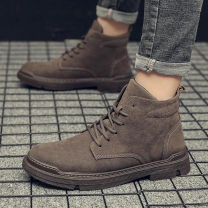 [Jumătate de preț astăzi - nu-l ratați] Cizmele Martin funcționale pentru bărbați adoptă un design ergonomic - ameliorează eficient durerile de mers👞Stil britanic, confortabil de mers