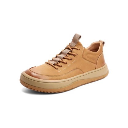 (🎉50% reducere azi, nu ratați) 🐂 Pantofi ortopedici pentru bărbați din piele de vițel australiană autentică 👞Cusute manual, impermeabile și anti-alunecare ✅Suport arc - mers confortabil