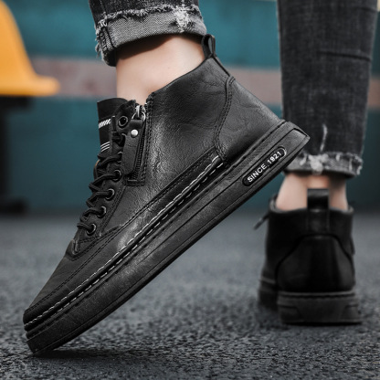 (🎉50% reducere astăzi, nu o ratați) 🐂 Pantofi ortopedici bărbătești din piele de vițel australiană 👞Cusuți manual, impermeabili și antiderapanți ✅Suport pentru bolta plantară - mers confortabil