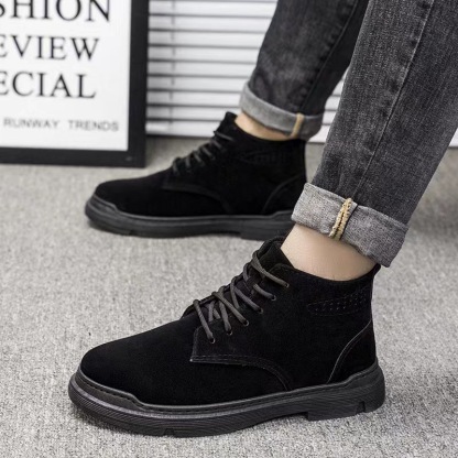 [Jumătate de preț astăzi - nu-l ratați] Cizmele Martin funcționale pentru bărbați adoptă un design ergonomic - ameliorează eficient durerile de mers👞Stil britanic, confortabil de mers