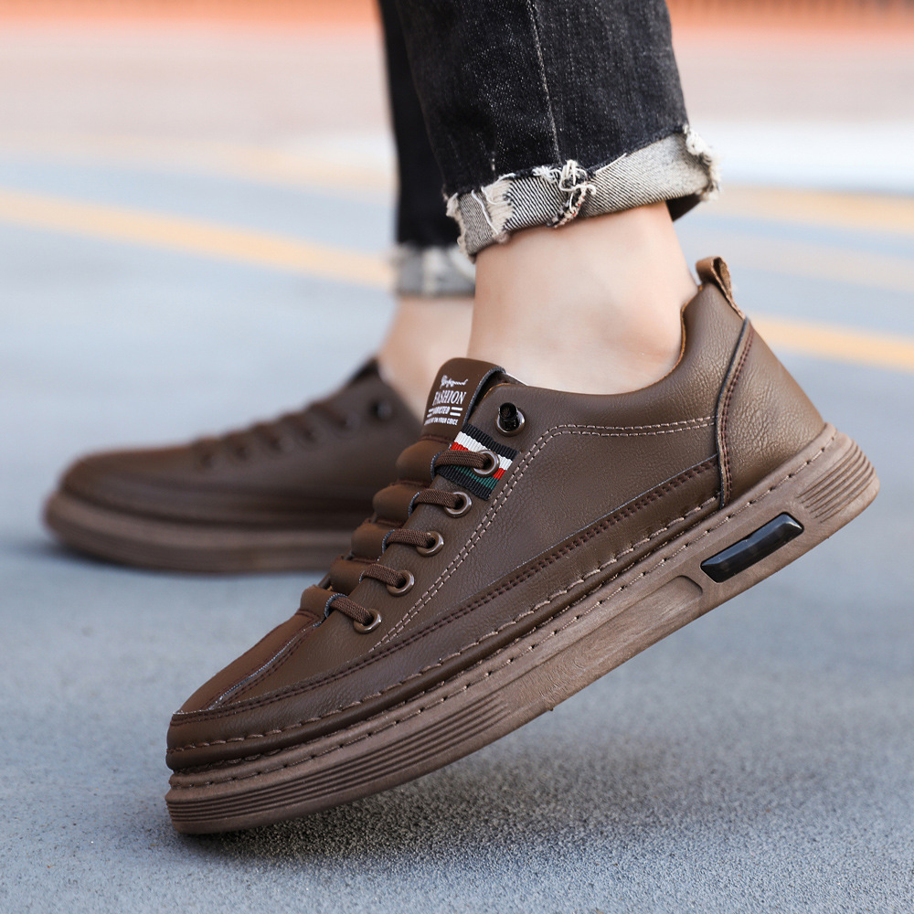 (🎉 Ultima zi cu reducere de 70%, nu o ratați) 🐂 Pantofi ortopedici bărbătești din piele de vițel australiană 👞 Cusuți manual - respirabili, impermeabili ✅ Suport pentru bolta plantară - mers confortabil