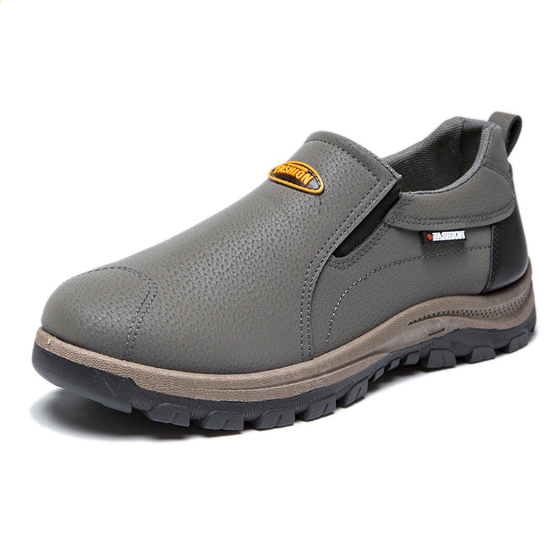 (🎉50% reducere azi, nu ratați) 🐂 Pantofi ortopedici pentru bărbați din piele de vițel australiană 👞Cusuți manual, impermeabili și anti-alunecare ✅Suport arc - mers confortabil