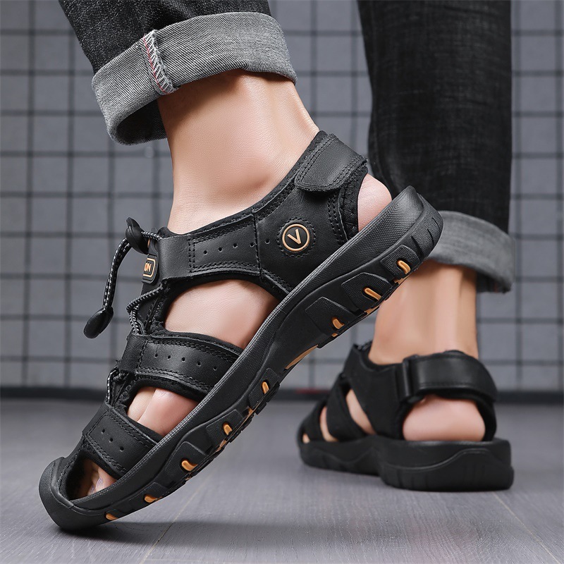 【🎁Astăzi 70% reducere - Nu ratați】 Sandale ortopedice ergonomice din piele de vițel - Mers fără durere👞 Faceți mersul mai confortabil