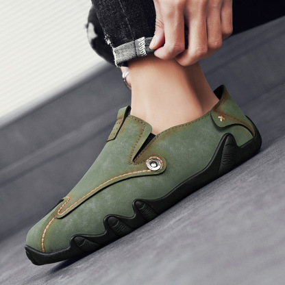 (🎉50% reducere astăzi, nu o ratați) 🐂 Pantofi ortopedici din piele de vacă australiană 👞Cusuți manual, impermeabili și antiderapanți ✅Suport pentru bolta plantară - mers confortabil