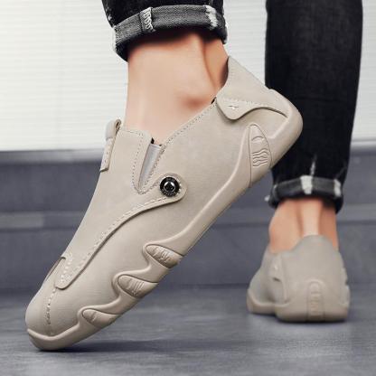 (🎉50% reducere astăzi, nu o ratați) 🐂 Pantofi ortopedici din piele de vacă australiană 👞Cusuți manual, impermeabili și antiderapanți ✅Suport pentru bolta plantară - mers confortabil