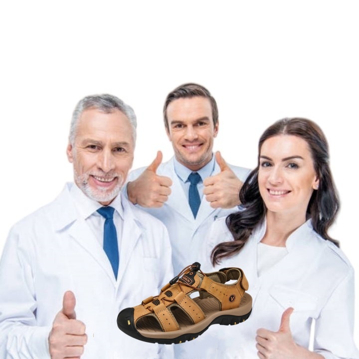 【🎁Astăzi 70% reducere - Nu ratați】 Sandale ortopedice ergonomice din piele de vițel - Mers fără durere👞 Faceți mersul mai confortabil
