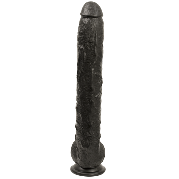 DICK RAMBONE Anal Dildo: Black | 17 Inches