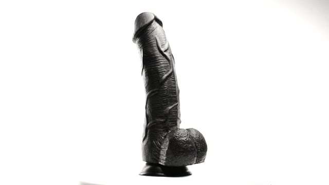 Fuck Muscle Black Behemoth Dildo 9 Inches | UberKinky