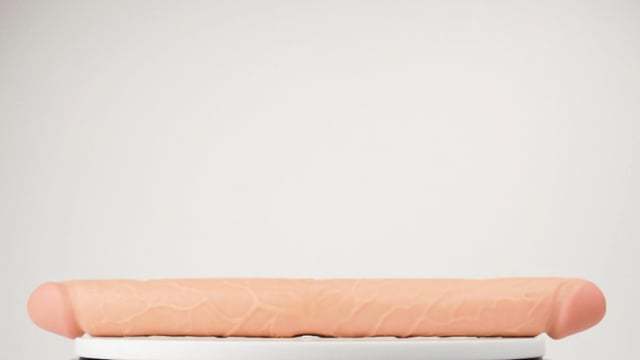 UberKinky King Size Realistic Slim Ultra Double Dildo | UberKinky