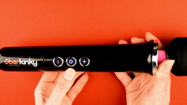 UberKinky Black Magic Wand Vibrator | UberKinky