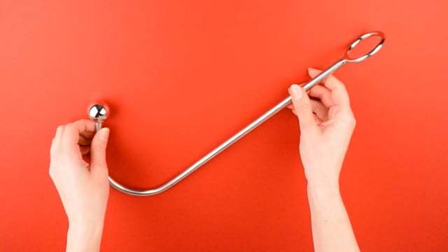 Uberkinky Stainless Steel Anal Hook 5 Inches | UberKinky