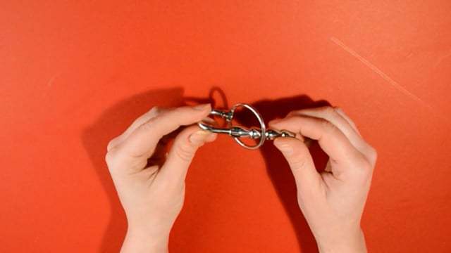 Uberkinky Spade Drop Penis Plug with Glans Ring | UberKinky