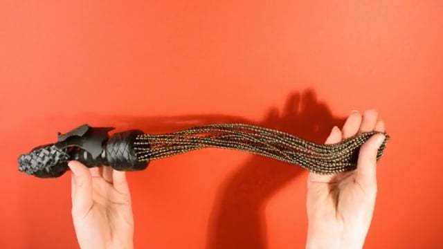 UberKinky Metal Ball Chain Flogger | UberKinky