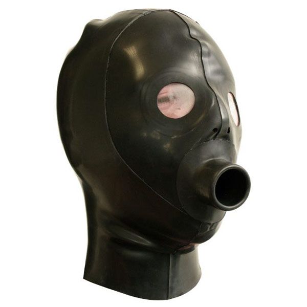 Mister B Rubber Extreme Piss Gag Hood - S