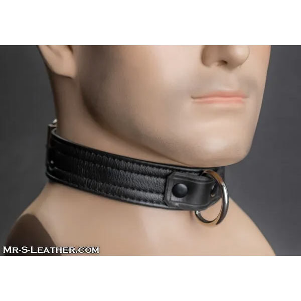 Mr.S Leather LEATHER Puppy Collar | Black