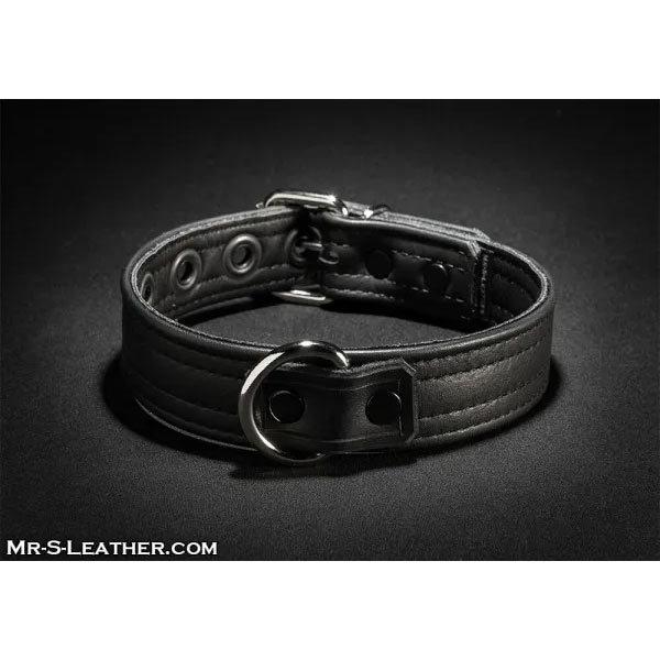 Mr.S Leather LEATHER Puppy Collar | Black