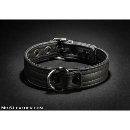 Mr.S Leather LEATHER Puppy Collar | Black